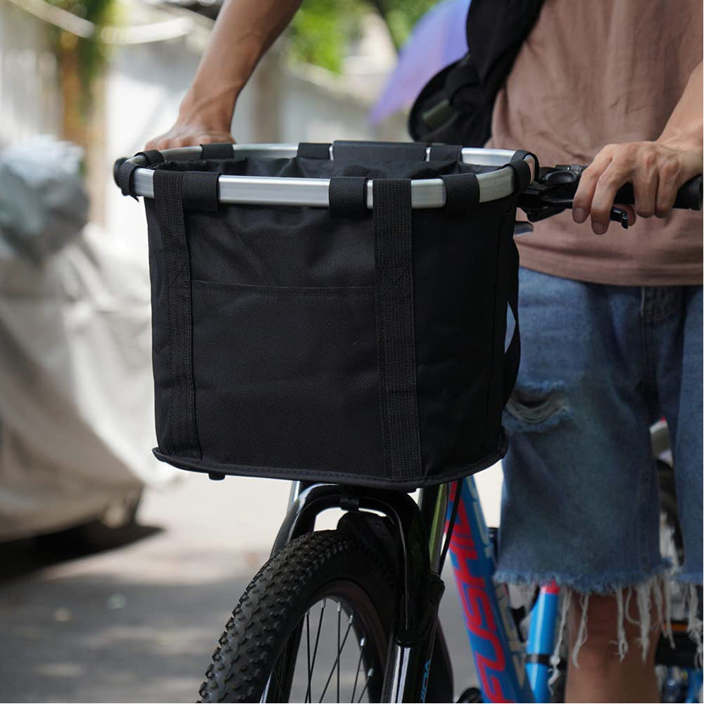 Detachable Bike Bicycle Front Basket Pet Carry Basket