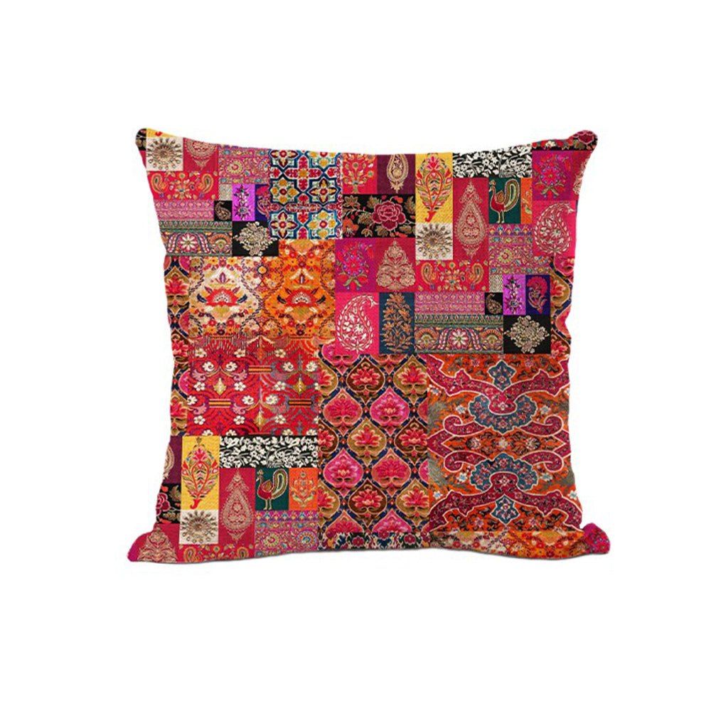 4 X Boho Printed Cushion Covers Bohemia Printed Cushion Covers