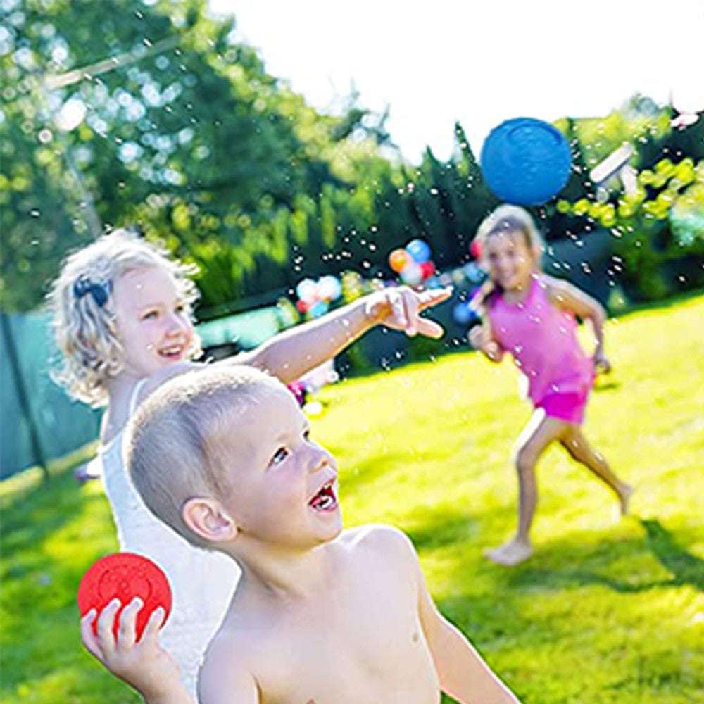 32Pcs Reusable Water Balls Quick Fill Water Balloons Bombs Water Fight Toy