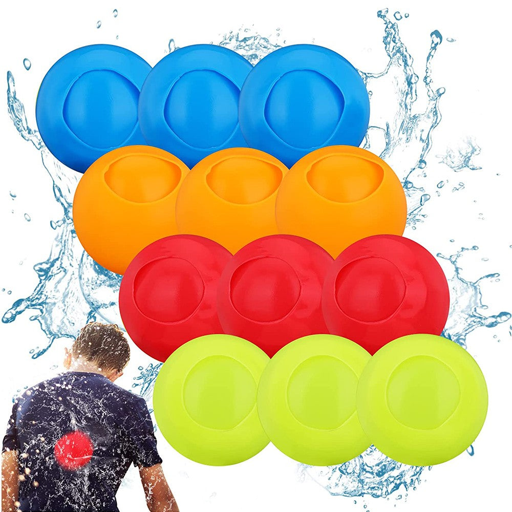 32Pcs Reusable Water Balls Quick Fill Water Balloons Bombs Water Fight Toy