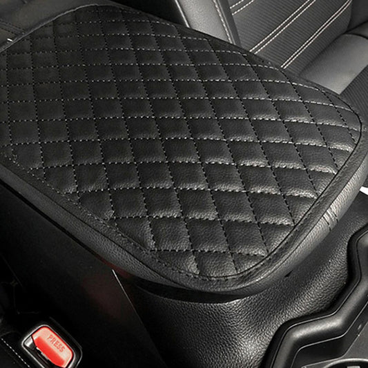 PU Leather Car Console Armrest Cover Pad Center Console Box Mat Car Accessories