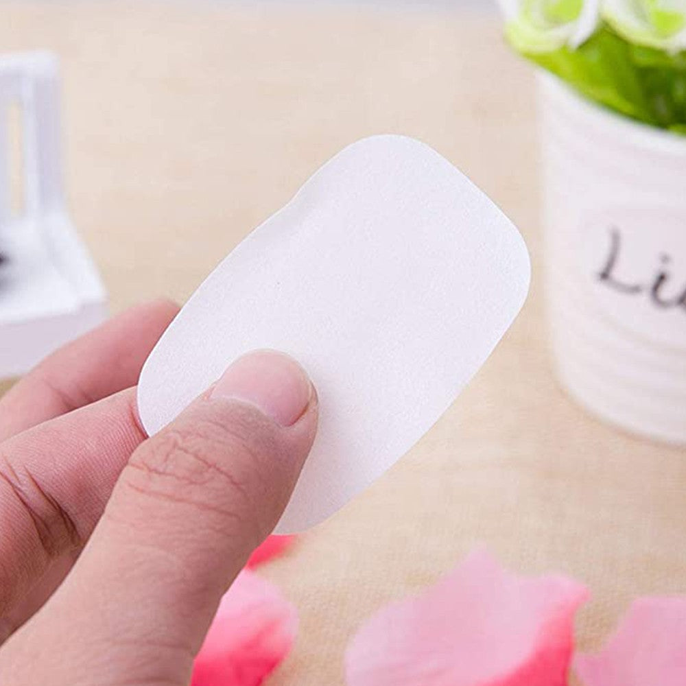 10 Boxes Disposable Soap Paper Sheets Travel Portable Washing Slice Sheets Hand Washing Foaming Paper Soap