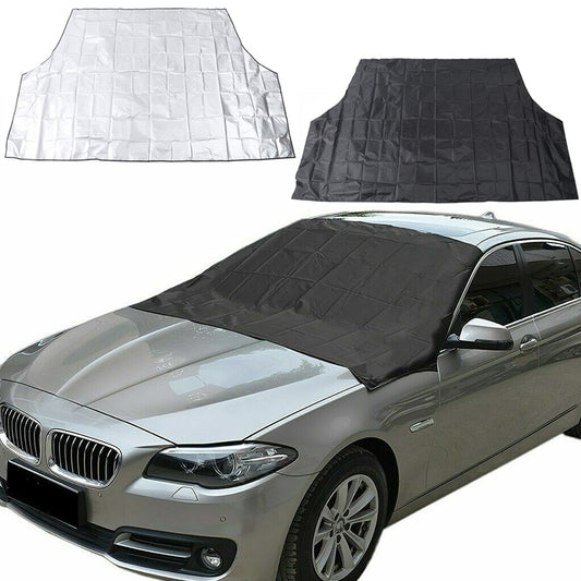 2 X Reversible Car Window Shades Magnetic Car Front Windscreen Sun Shade Windshield Cover