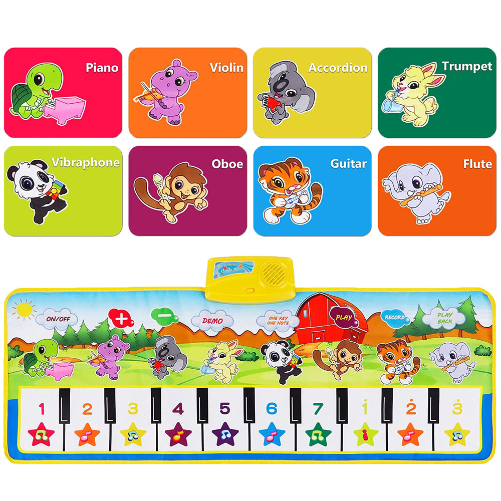 Kids Music Keyboard Musical Toys Toddlers Instrument Sounds Piano Mat