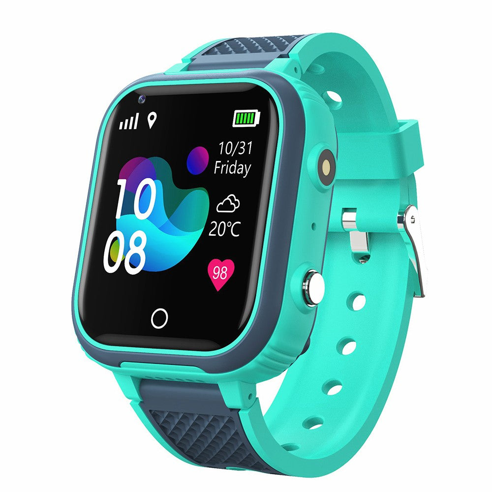 4G Kids Watch Smart Watch Water Resistant Wifi GPS Locator Watch Green