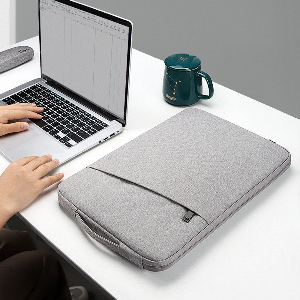 For 15.6 inches Laptop Case Bag Notebook MacBook Bag Briefcase Tablet Accessories Light Grey