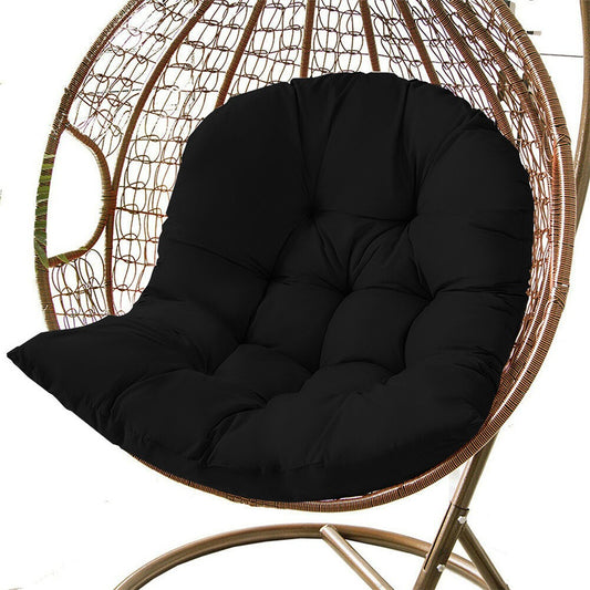 Hanging Egg Chair Cushion Black Swing Chair Seat Cushion Hammock Chair Cushion Hanging Basket Seat Pad