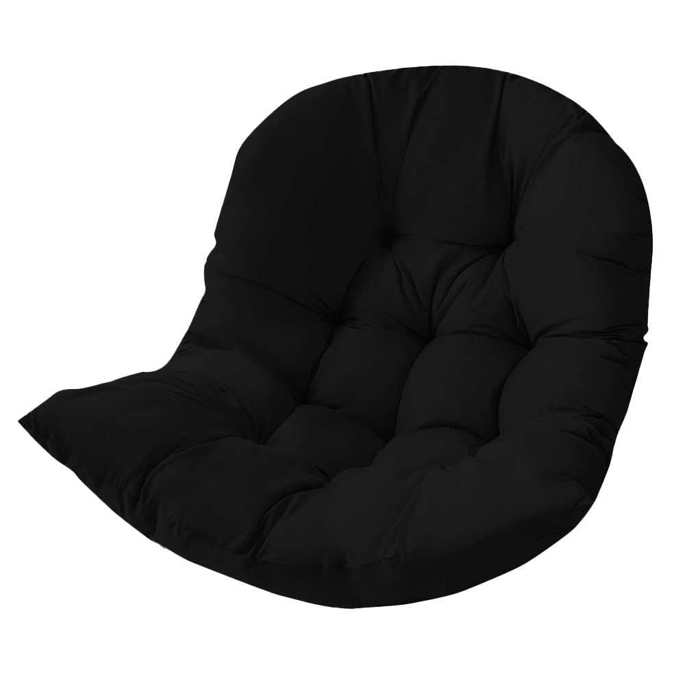 Hanging Egg Chair Cushion Black Swing Chair Seat Cushion Hammock Chair Cushion Hanging Basket Seat Pad