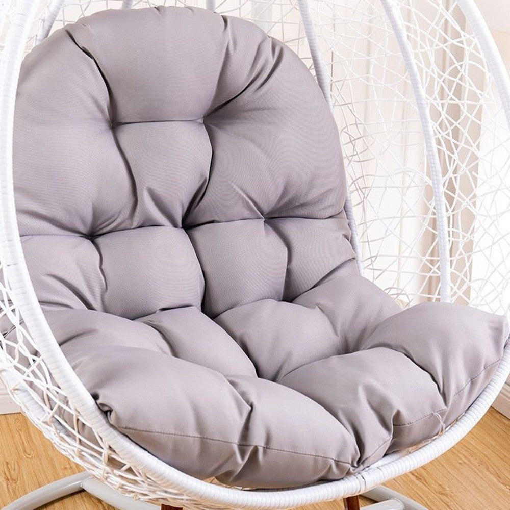 Hanging Egg Chair Cushion Light Grey Swing Chair Seat Cushion Hammock Chair Cushion Hanging Basket Seat Pad