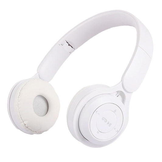 Y08 Wireless Bluetooth 5.0 Headphones with Microphone Foldable Headset Stereo Over Ear Headphone White