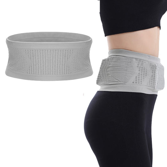 Invisible Running Fanny Pack Running Waist Bag Slim Running Belt Grey L