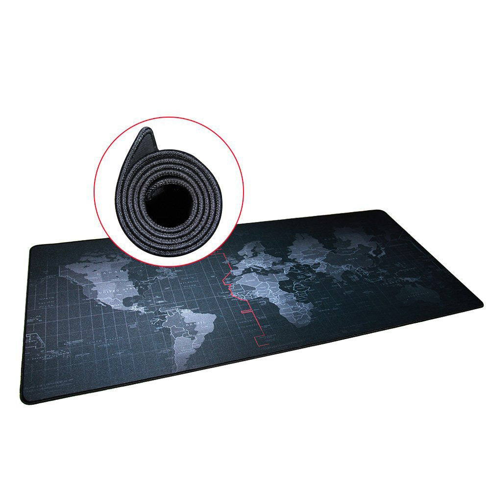 400*900*2mm Large World Map Mouse Mat Pad