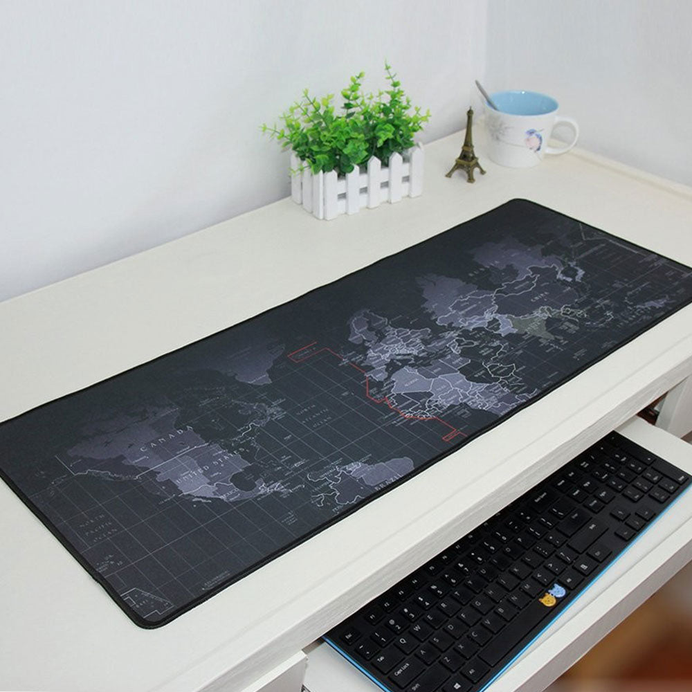 400*900*2mm Large World Map Mouse Mat Pad