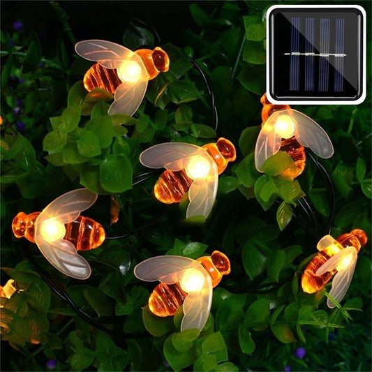 Waterproof 20LED Cute Honeybee Solar Lights