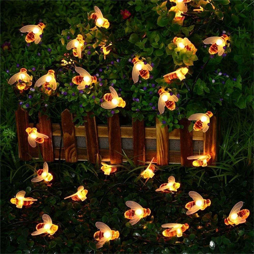 Waterproof 20LED Cute Honeybee Solar Lights