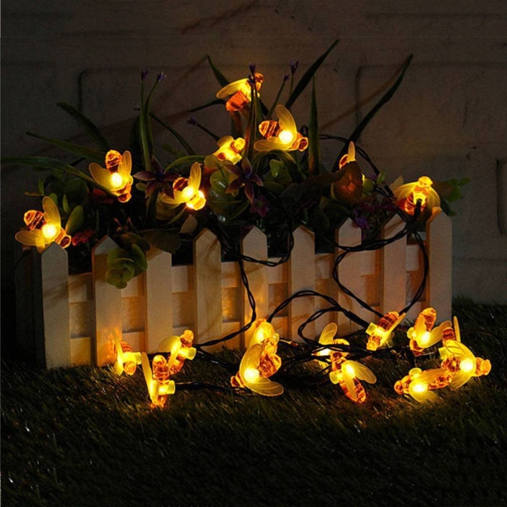 Waterproof 20LED Cute Honeybee Solar Lights