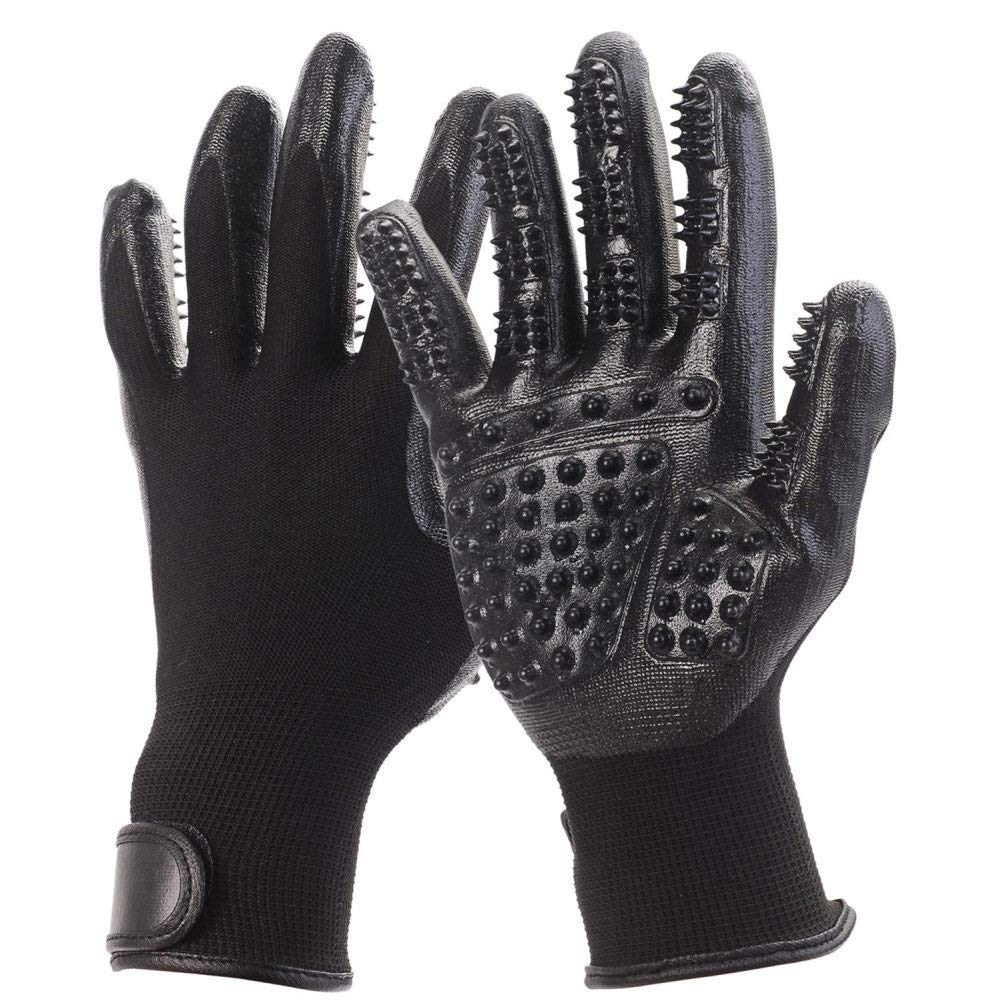 1 Pair of Massaging Grooming Gloves