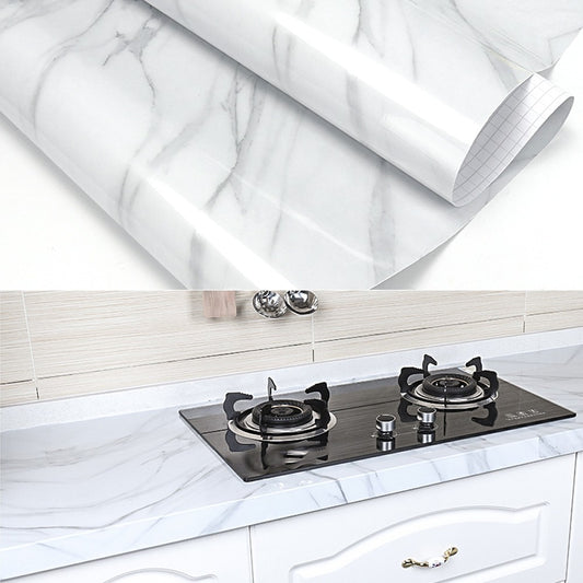 Home Stain Resistant Marble Effect Paper Style 5