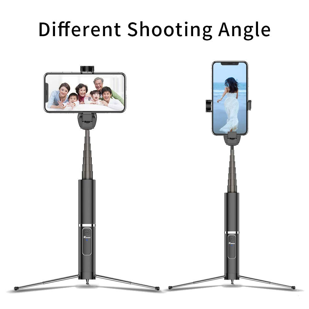 Wireless Remote Bluetooth Selfie Stick with Tripod Stand