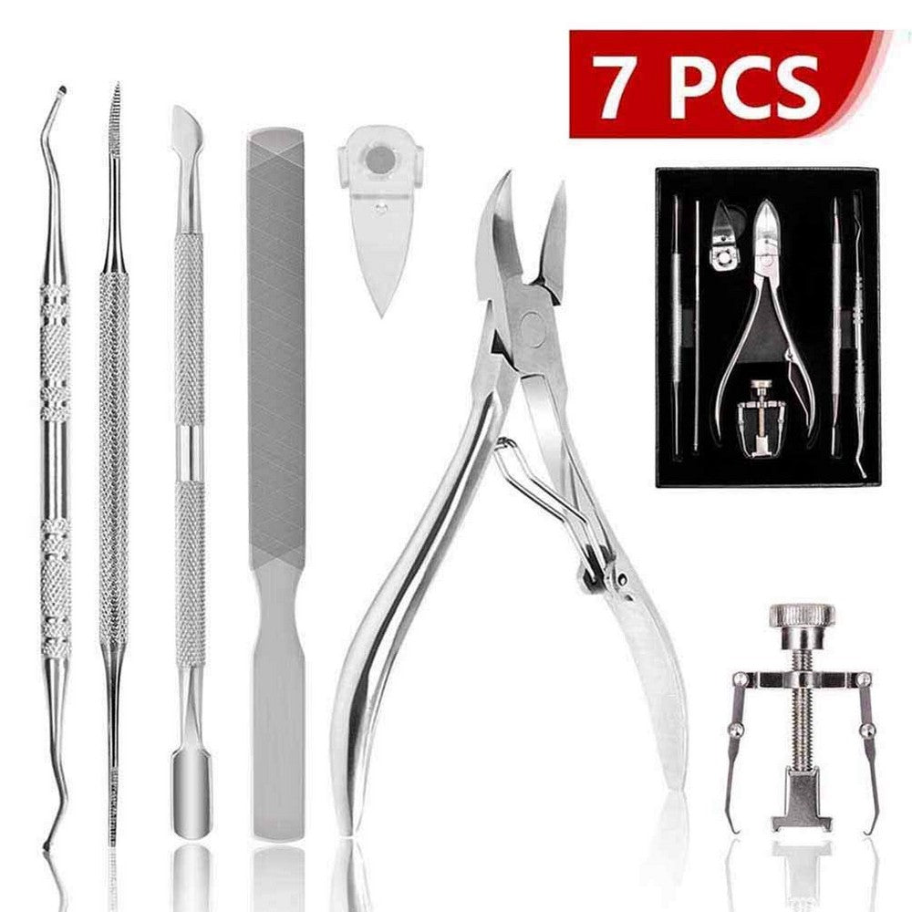 7PCS Private Stainless Steel Ingrown Toenail Tools Kit