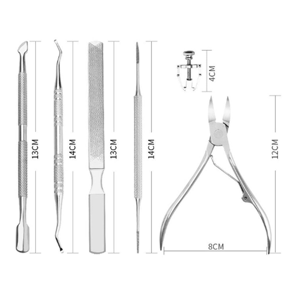 7PCS Private Stainless Steel Ingrown Toenail Tools Kit