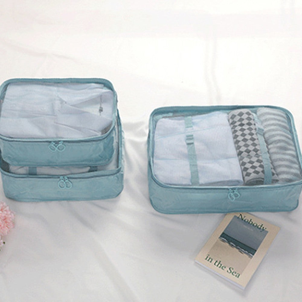 8PCS Travel Luggage Packing Cubes Organizers Set Navy