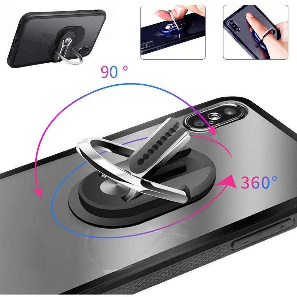 5 Pack 360 Degree Rotation Multipurpose Car Mobile Phone Holders with Phone Ring Holder