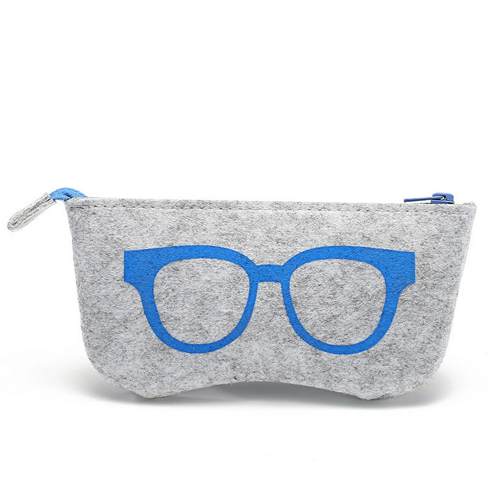 2 Pack Portable Eyeglasses Bags Cosmetic Storage Pouches Same Colour